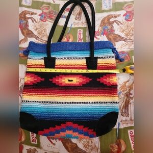 El Paso Saddle Blanket Co southwestern design tote.